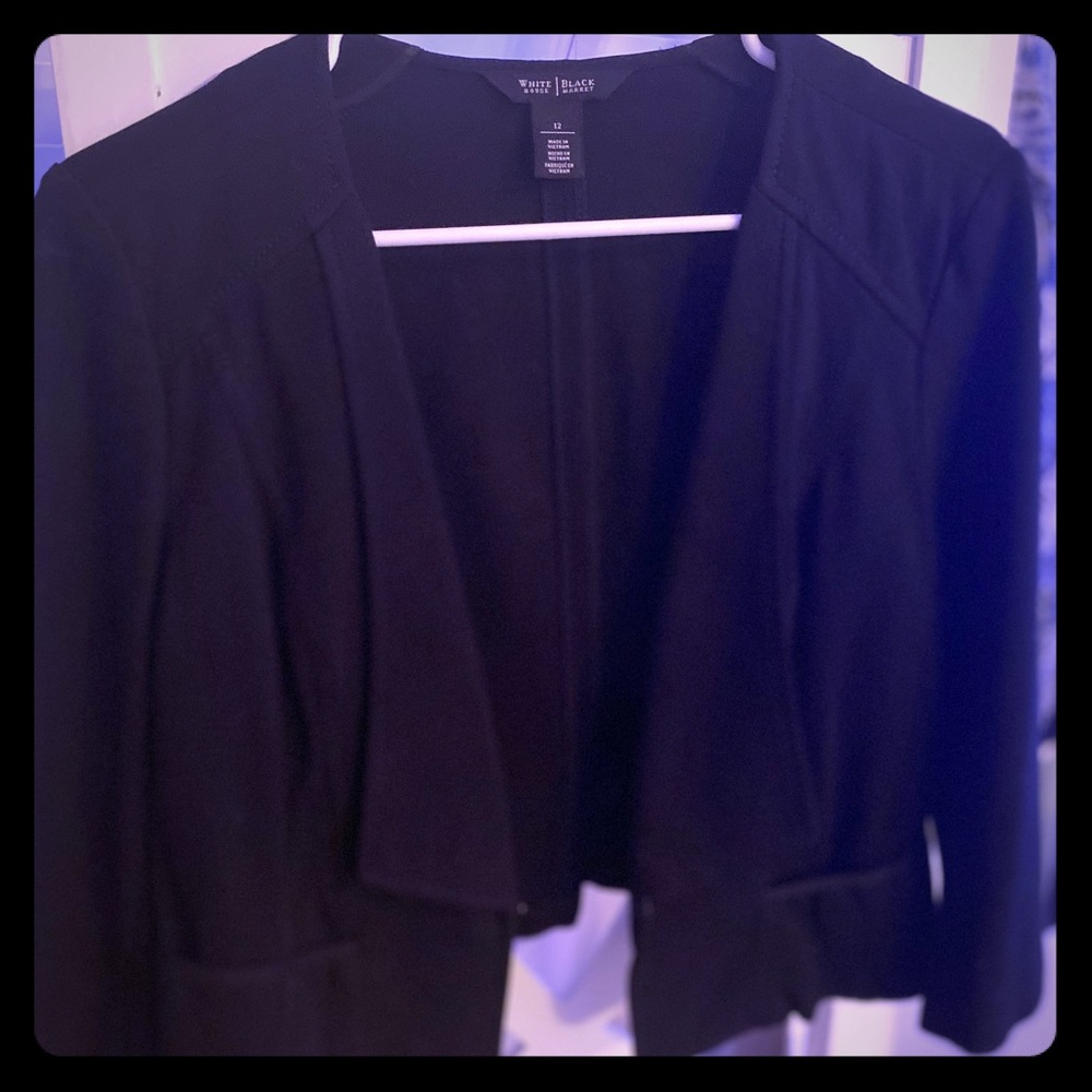 Black, size 12, White House/Black Market blazer